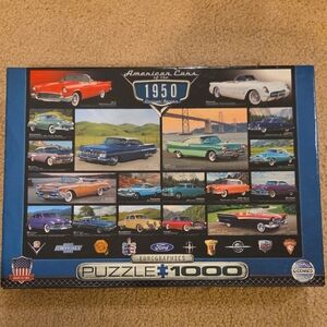 Eurographics 1000 Piece American Cars Of The 1950's Puzzle